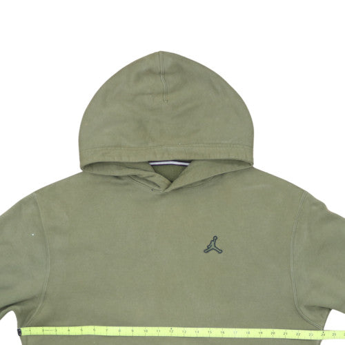 Jordan Mens Green Pullover Hoodie Size S Regular Fit Fleece