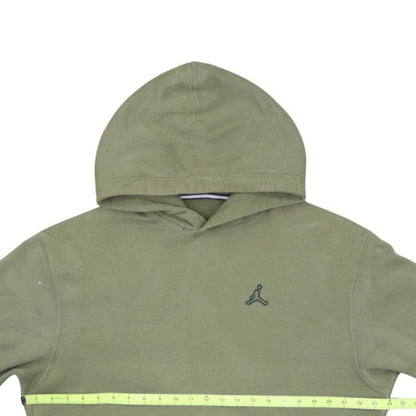 Jordan Mens Green Pullover Hoodie Size S Regular Fit Fleece