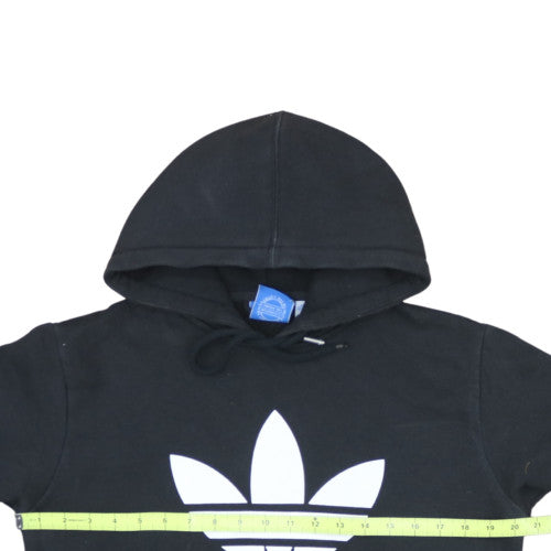 Adidas Men's Black Pullover Hoodie M Logo Graphic Fleece