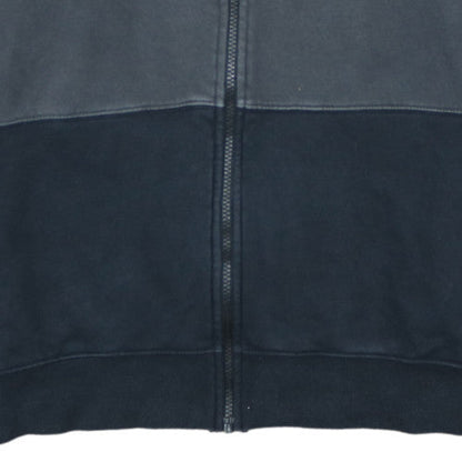 Nike Men's Black Full Zip Fleece Sweatshirt L Collared Regular Fit