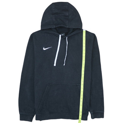 Nike Men's Black Pullover Hoodie L Regular Fit Fleece Logo Sportswear