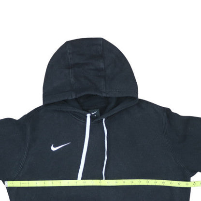 Nike Men's Black Pullover Hoodie L Regular Fit Fleece Logo Sportswear