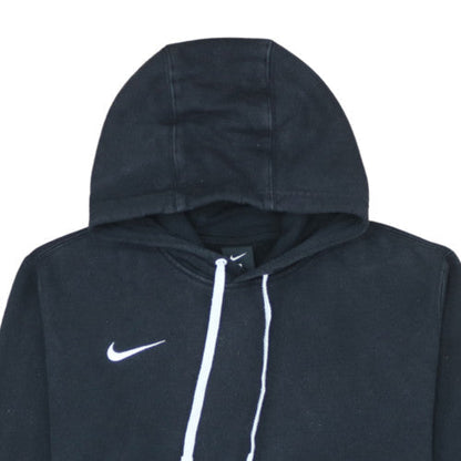 Nike Men's Black Pullover Hoodie L Regular Fit Fleece Logo Sportswear