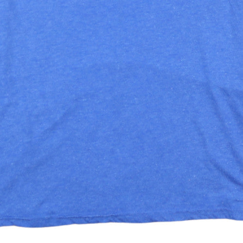 Adidas Men's Blue XL Ultimate Tee Crew Neck Sports T-Shirt