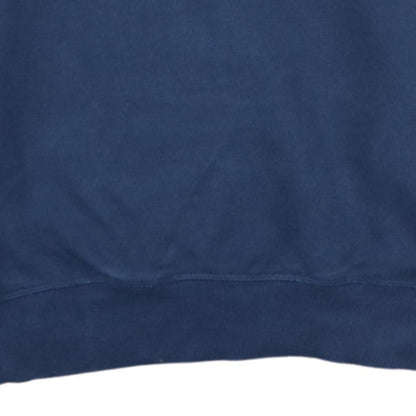 Tommy Hilfiger Men's Navy Blue Logo Tape Crew Neck Sweatshirt L
