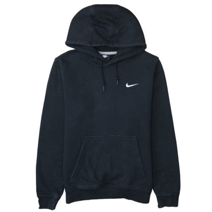 Nike Mens Black Pullover Hoodie M Logo Fleece Sweatshirt