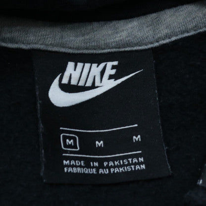 Nike Mens Black Pullover Hoodie M Logo Fleece Sweatshirt