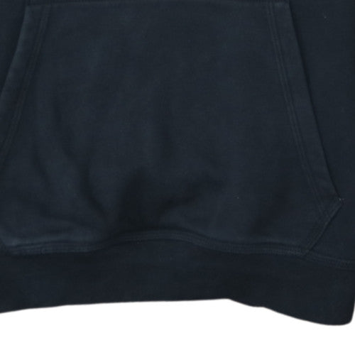 Nike Mens Black Pullover Hoodie M Logo Fleece Sweatshirt