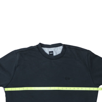 Hugo Boss Men's Black 2XL Pullover Crew Neck Sweatshirt