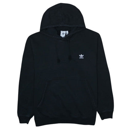 Adidas Mens Black 2XL Pullover Hoodie Fleece Regular Fit