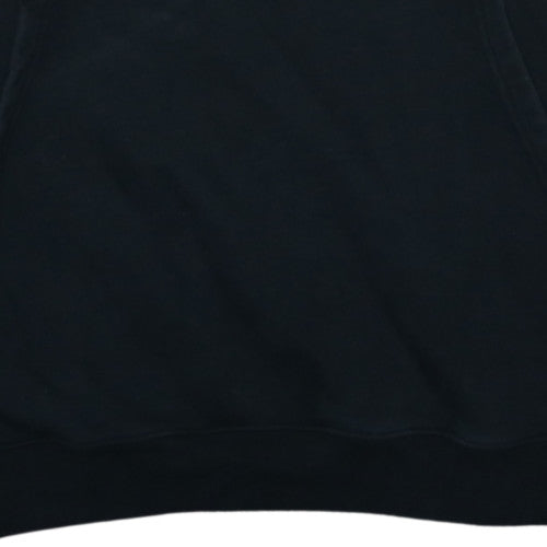 Adidas Mens Black 2XL Pullover Hoodie Fleece Regular Fit