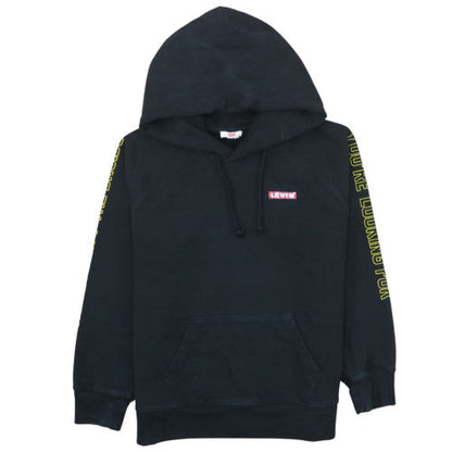 Levi's Men's Black Hoodie M Pullover Graphic Print Movie Logo