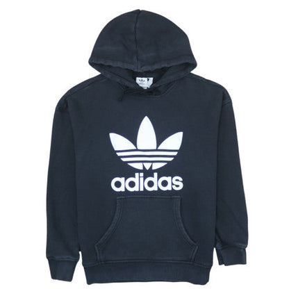Adidas Men's Black Pullover Hoodie L Sports Fleece Logo