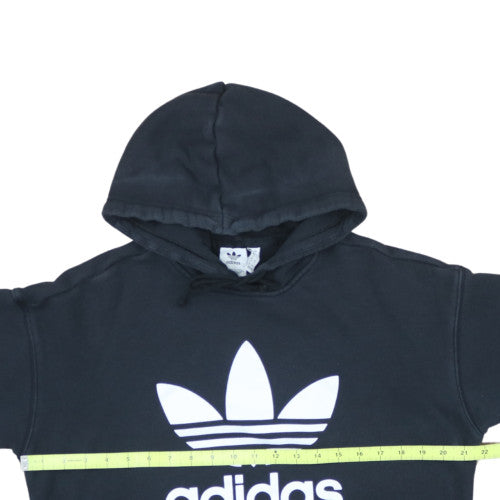 Adidas Men's Black Pullover Hoodie L Sports Fleece Logo