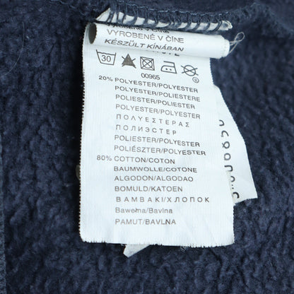 Quiksilver Men’s Blue Full Zip Hoodie M Regular Fit Cotton Blend