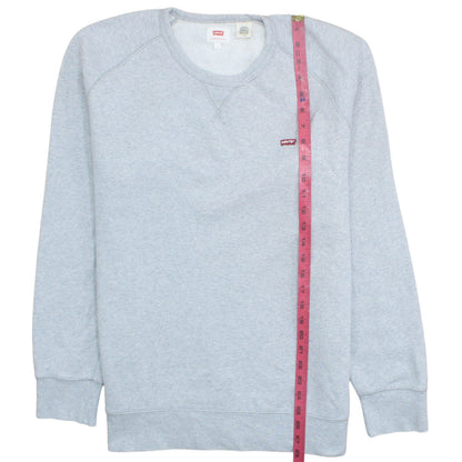 Levi's Men's Grey Crew Neck Pullover Sweatshirt Size L