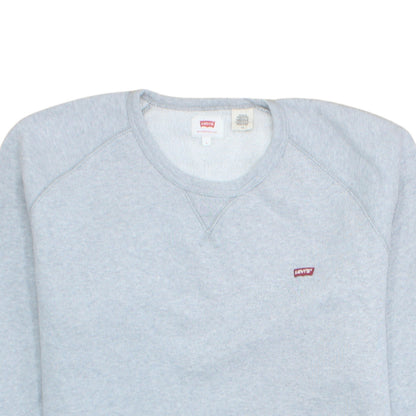 Levi's Men's Grey Crew Neck Pullover Sweatshirt Size L