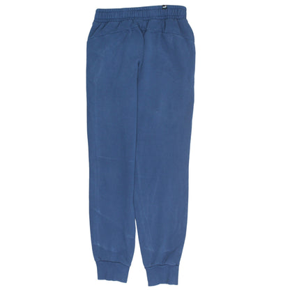 Puma Men's Blue Small Jogger Sweatpants Tapered Fleece Activewear