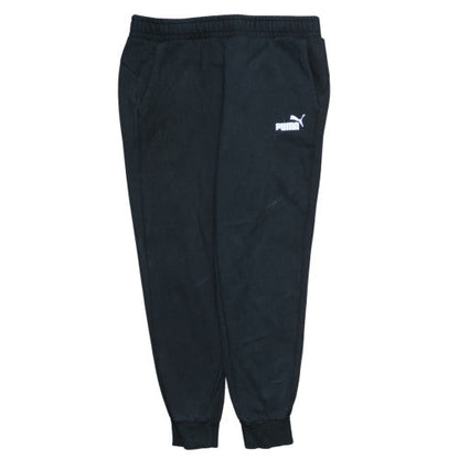 Puma Men's Black XL Jogger Sweatpants Regular Fit Fleece Trousers