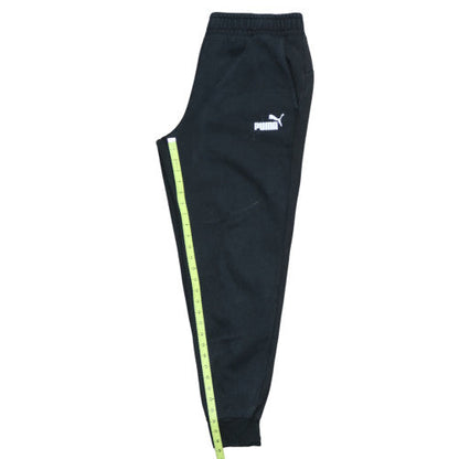 Puma Men's Black XL Jogger Sweatpants Regular Fit Fleece Trousers