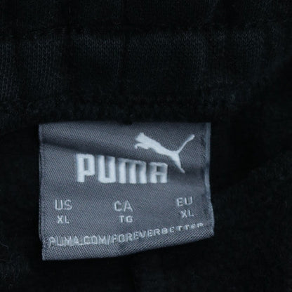 Puma Men's Black XL Jogger Sweatpants Regular Fit Fleece Trousers