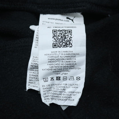 Puma Men's Black XL Jogger Sweatpants Regular Fit Fleece Trousers