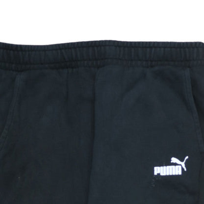 Puma Men's Black XL Jogger Sweatpants Regular Fit Fleece Trousers