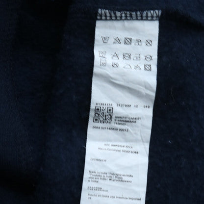 BOSS Mens Blue Full Zip Striped Sweatshirt Size L Regular Fit