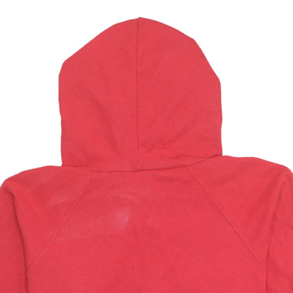 Fruit of the Loom Unisex Red Full Zip Hoodie 2XL Classic Fit