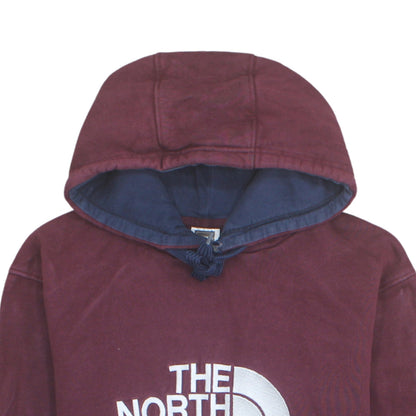 The North Face Men's Brown Pullover Hoodie M Fleece Logo Outdoor