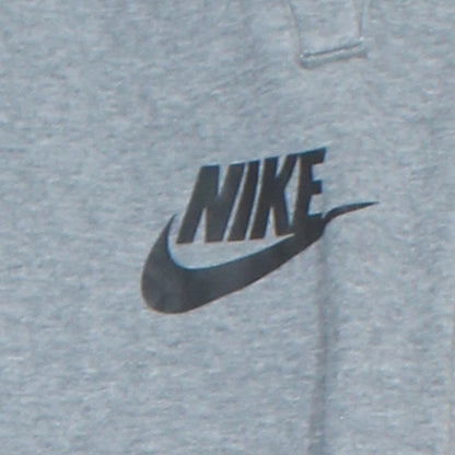 Nike Men's Grey Regular Fit Drawstring Fleece Joggers M