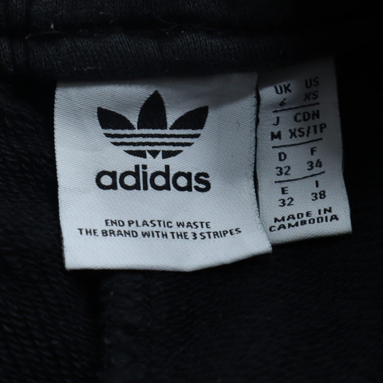 Adidas Womens Black Jogger Trousers Size 6 with Side Stripes