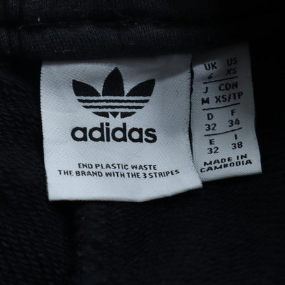 Adidas Womens Black Jogger Trousers Size 6 with Side Stripes
