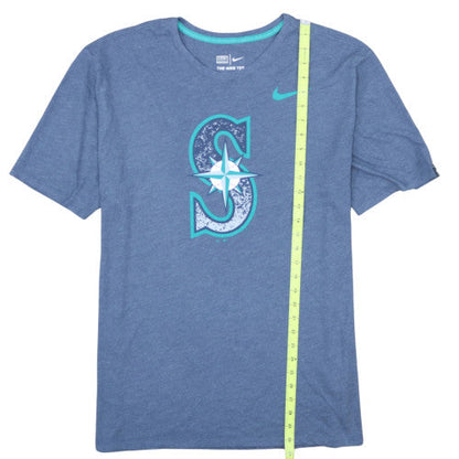 Nike Men’s Blue Seattle Mariners Athletic Fit Graphic T-Shirt XL