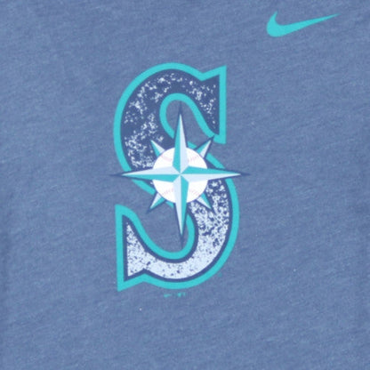 Nike Men’s Blue Seattle Mariners Athletic Fit Graphic T-Shirt XL