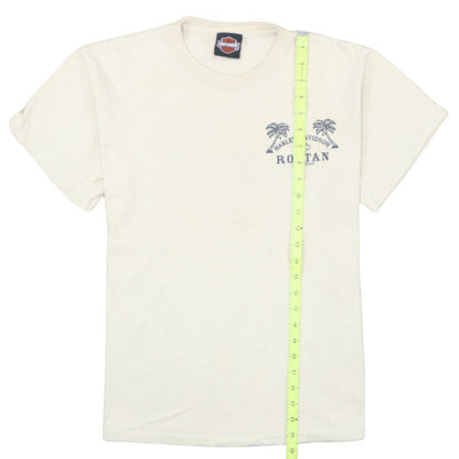 Harley-Davidson Men Beige Roatan Honduras Graphic T-Shirt M