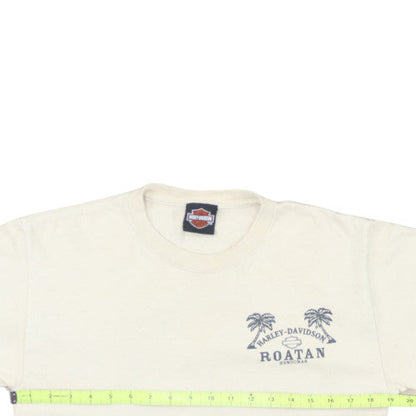Harley-Davidson Men Beige Roatan Honduras Graphic T-Shirt M