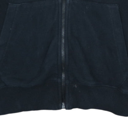 Tommy Jeans Men's Black Full Zip Hoodie L Logo Classic Style