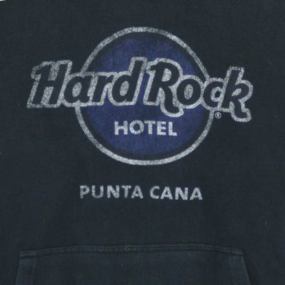 Hard Rock Hotel Punta Cana Black Men's Large Pullover Hoodie