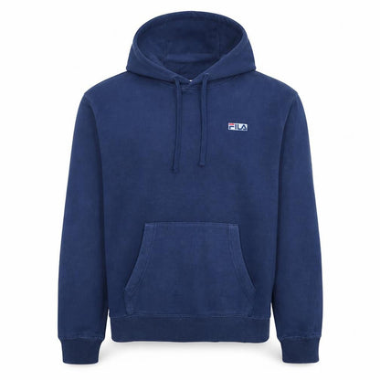 Fila Men's Blue XL Pullover Hoodie with Logo Design