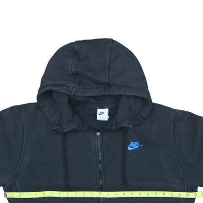 Nike Men’s Black Full Zip Fleece Hoodie M Regular Fit Sportswear