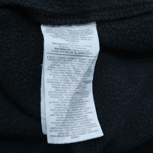 Nike Men’s Black Full Zip Fleece Hoodie M Regular Fit Sportswear