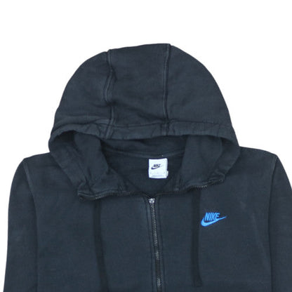 Nike Men’s Black Full Zip Fleece Hoodie M Regular Fit Sportswear