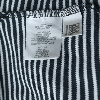 Adidas Men's Navy Striped ClimaLite Polo Shirt XL Cotton Blend