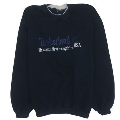 Timberland Men's Blue XXL Pullover Sweatshirt Embroidered USA