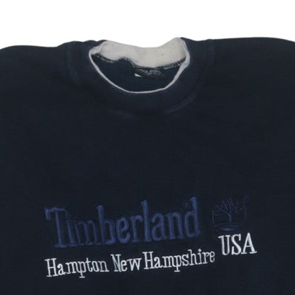 Timberland Men's Blue XXL Pullover Sweatshirt Embroidered USA