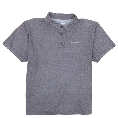 Columbia Men's Grey Omni-Wick Short Sleeve Polo Shirt XL