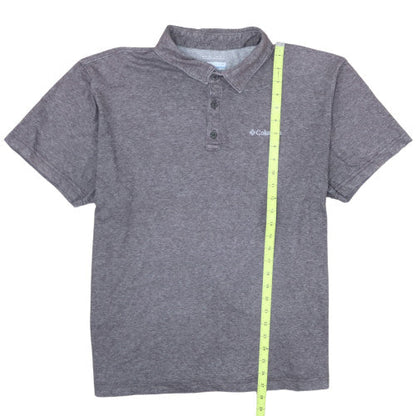 Columbia Men's Grey Omni-Wick Short Sleeve Polo Shirt XL