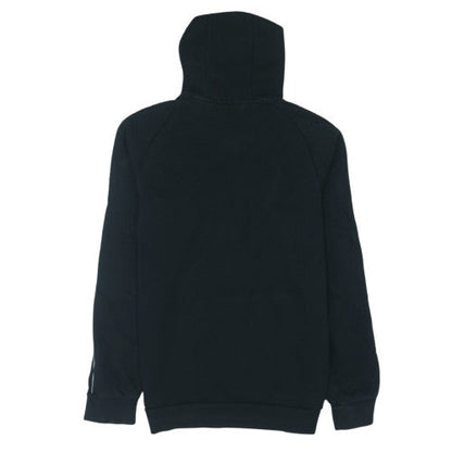Adidas Men's Black Medium Pullover Hoodie with Logo and Kangaroo Pocket
