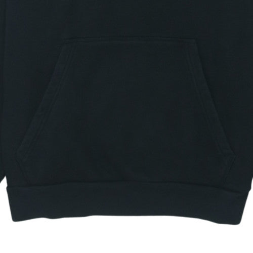 Adidas Men's Black Medium Pullover Hoodie with Logo and Kangaroo Pocket